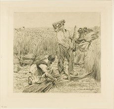Harvest, 1872. Creator: Leon-Augustin Lhermitte.