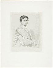 Ingres at Age Twenty-four, 1869. Creator: Leopold Flameng.