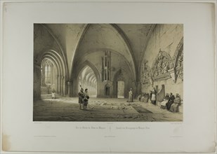 View of the Cloister of the Cathedral of Mainz, plate two from Allemande, 1844. Creator: Nicolas-Marie-Joseph Chapuy.