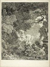 The Happy Accident of the Swing, 1792. Creator: Nicolas Delaunay.