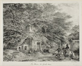 The Gamekeeper's Cottage, from the Album of 1826, 1826. Creator: Nicolas-Toussaint Charlet.