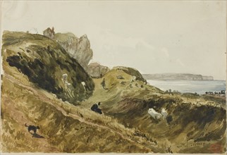 The Cliffs at Dieppe, c. 1825. Creator: Paul Huet.