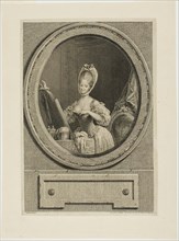 Her Size is so Ravishing, 1776. Creator: Pierre Adrien Le Beau.