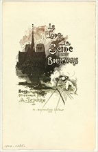 Prospectus for Le Long de la Seine et des Boulevards, 1910. Creator: Pierre Desmoulins.