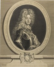 Portrait of Adrien-Maurice, Duke of Noailles, 1721; printed posthumously after 1780. Creator: Pierre Drevet.