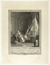 The Boudoir, from Monument du Costume Physique et Moral de la fin du Dix-huitième siècle, 1774. Creator: Pierre Maleuvre.
