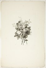 Bouquet with Roses, from Collection of Different Bouquets of Flowers, In..., published July 4, 1760. Creator: Pierre-Charles Canot.