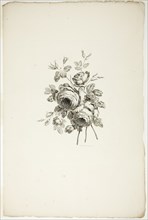 Bouquet with Roses, from Collection of Different Bouquets of Flowers, In..., published July 4, 1760. Creator: Pierre-Charles Canot.