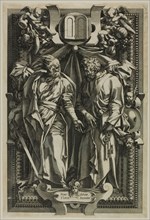 Saint Paul and Saint Peter, c. 1545. Creator: Rene Boyvin.