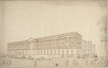 The Colonnade of the Louvre, n.d. Creator: Victor Jean Nicolle.