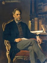 Leo Graf Thun-Hohenstein, 1882. Creator: August Eisenmenger.