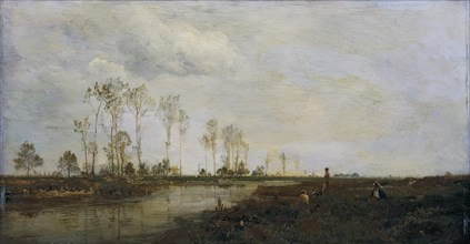 At the Thaya near Lundenburg I, 1877. Creator: Emil Jakob Schindler.