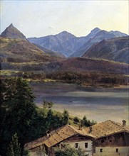 Lake Wolfgang, 1835. Creator: Ferdinand Georg Waldmuller.