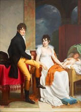 Moritz Christian Reichsgraf von Fries with his wife Maria Theresa Josepha..., 1805. Creator: Francois Pascal Simon Gerard.