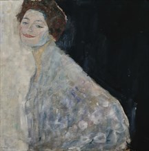 Lady in white, 1917/1918. Creator: Gustav Klimt.