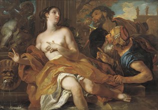 Susanna and the two elders, c1692. Creator: Johann Michael Rottmayr.