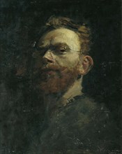 Self-portrait, 1879. Creator: Karl Koepping.