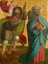 Saints Christopher and James Major, 1480.  Creator: Master of Großgmain.