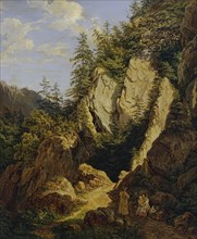 Rocks near Schottwien, 1831. Creator: Matthias Rudolf Toma.