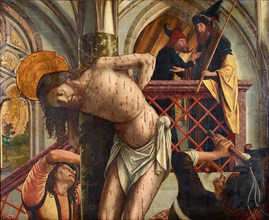 Flagellation of Christ (fragment), before 1497/1498. Creator: Michael Pacher.