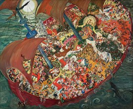 The ship of fools, 1922. Creator: Oskar Laske.