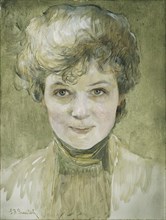 Self-portrait, c1910/1915. Creator: Susanne Renate Granitsch.