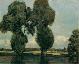 White poplars, 1900. Creator: Adolf Holzel.