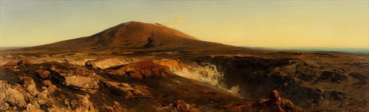 The summit of Etna in 1878, 1878/1879. Creator: Eduard Peithner von Lichtenfels.
