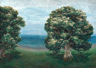 Blooming chestnuts, 1900. Creator: Emil Jakob Schindler.