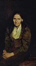 The artist's mother, 1878. Creator: Franz Rumpler.