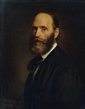 Self-portrait, 1878. Creator: Franz Schrotzberg.