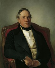 The industrialist Johann Nepomuk Reithoffer, 1844. Creator: Friedrich von Amerling.