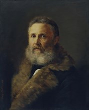 The painter Carl Teibler, the artist's father, 1877. Creator: Georg Teibler.