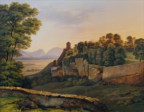 The Mönchsberg near Salzburg, 1819. Creator: Heinrich Reinhold.