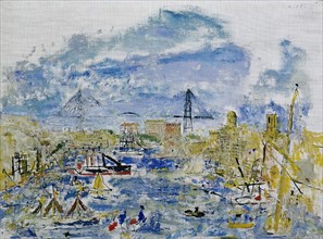 Port of Marseille, 1933/1936. Creator: Wilhelm Thony.