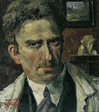 Self-portrait, 1925. Creator: August Rieger.
