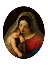 Madonna and child, 1885. Creator: Diodato Massimo.