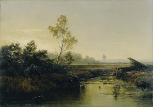 Moorland landscape, 1886. Creator: Emilie Mediz-Pelikan.