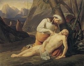 The Good Samaritan, 1835. Creator: Erasmus Engert.