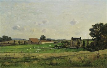 The Saulce Estate (Dept. Gonne), 1869. Creator: Henri-Joseph Harpignies.