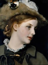 Portrait of a lady, 1881. Creator: Karl Gussow.