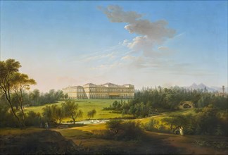 Palace of Monza in the park, 1825. Creator: Marco Gozzi.