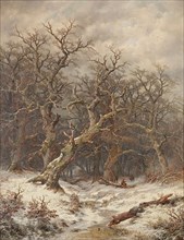 Winter landscape (winter forest), 1883. Creator: Remigius Adrianus Haanen.