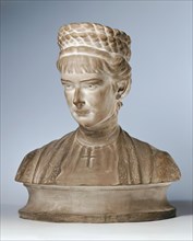 Empress Elisabeth with hair crown, undated. Creator: Stefan Schwartz.