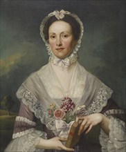 Portrait of a Lady Holding a Book, c1740-49. Creator: George Beare.