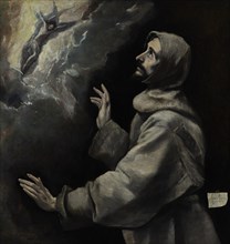 Saint Francis Receiving the Stigmata, 1585-1590. Creator: El Greco.