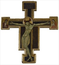 Crucifix with Mourning Virgin and St. John the Evangelist, c1270-1290. Creator: Unknown.