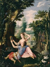 Rinaldo and Armida in the Enchanted Garden, c1581-1611. Creator: Jan Soens.