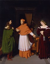 The Betrothal of Raphael and the Niece of Cardinal Bibbiena, 1813-14. Creator: Jean-Auguste-Dominique Ingres.