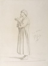 Arab Standing in Prayer, 1864. Creator: Jean-Leon Gerome.